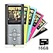 Goldenseller 16GB Mp4 Player Mp3 Player for a Micro SD Card Slot, Portable Videos Player, Media Player, Music Player, Voice Recording Player, With a support of MP3, WMA, JPEG and TXT files (Black)