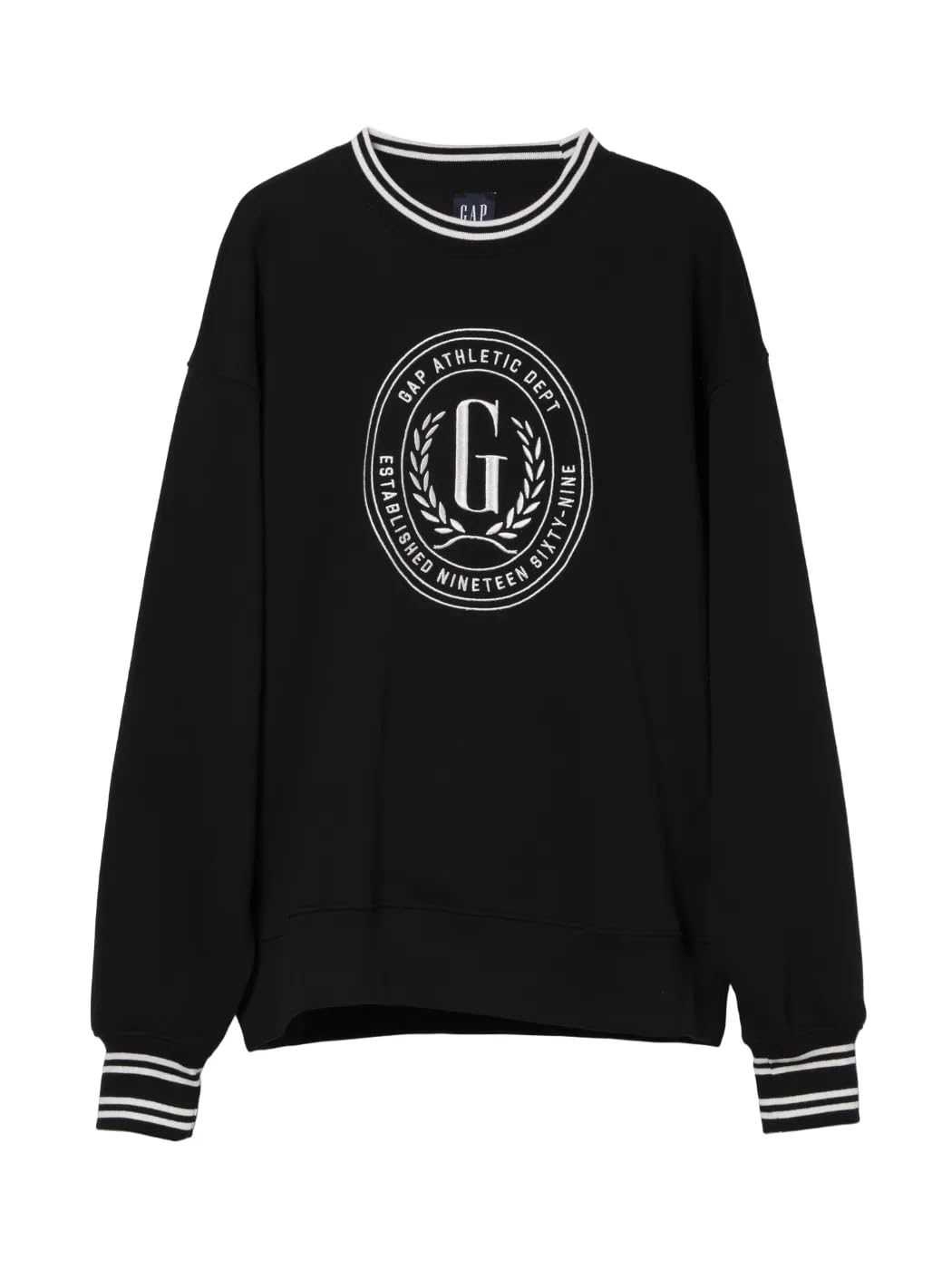 GAP Womens Logo Pullover Tunic True Black S