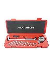 accusize Herramientas 2 6" x 0.0005" Bore Medidor Digital, Longitud del tallo 6," # EE20 5274