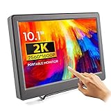 ELECROW 2K Portable Monitor 10.1 Inch Touchscreen