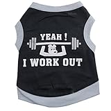 Binmer(TM)New Pet Dog Clothes Vest Pet Dog Vests Summer Supplies Clothes Casual T-shirt Apparel (M)