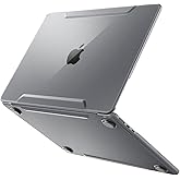 Spigen for MacBook Air 13 inch Case M4 (2025), MacBook Air 13 inch M3/M2 (2024-2022), Thin Fit Transparent Protective Hard Shell Case Cover, 13.6 inch, A3240 A3113 A2681, Crystal Clear
