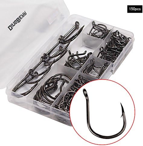 Dingbear Big Combination Saltwater Freshwater Military High Carbon Steel Fishing Hooks Fish Hooks