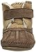Robeez Girls' Galway Cozy Bootie Boot, Brown, 12-18 Months M US Infant