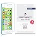 iLLumiShield - Apple iPod Touch Screen Protector [6th Gen] w/ Lifetime Replacement - Ultra Clear HD Film [2015] w/ Anti-Bubble & Anti-Fingerprint - Invisible LCD Shield - [3-Pack] [6th Generation]