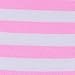 Women's Extra Long Striped Socks Over Knee High Opaque Stockings (Pink & White)