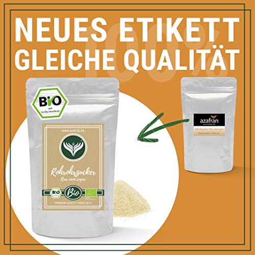 Azafran BIO Rohrohrzucker zartgold gemahlen 1kg – Bild 3