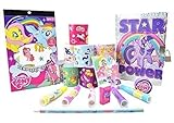 My Little Pony Party Supplies and Party Favors, with My Little Pony Tattoos, Diary, and Stationary Set