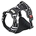 TIANYAO Dog Harness No Pull Reflective Oxford Material Soft Pet Vest Adjustable for Large Dogs Easy Control Harness with Dog Collar (XL)
