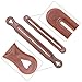 QY 2Pack The First And Latest Brown Color Resin Magic Donut Twister Ponytail Bun Maker, Big Size and Small Size
