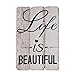 Wooden Wall Art Decor Home Decor Signs with Sayings Vintage Vertical Sign Farmhouse Country Rustic Decorative Board Plaque for Living Room Bedroom Housewarming Gift, 7.8