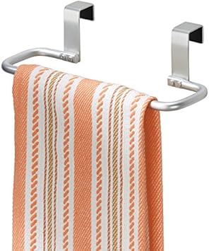 mDesign Handtuchhalter Aluminium – zum Einhängen in die Küchenschrank