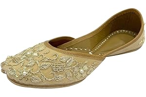 Step n Style Bridal Indian Designer Shoes Flats Wedding Shoes Punjabi Jutti Mojari