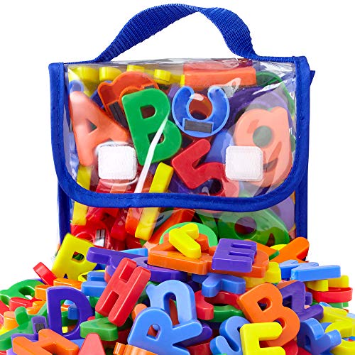 EduKid Toys 72 Magnetic Letters & Numbers (Tote) 1.25