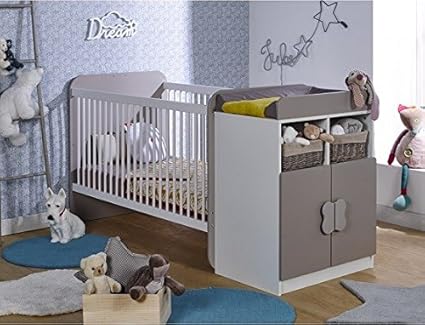 Alfred Compagnie Lit Bebe Evolutif Mathis Blanc Lin 70x140 Amazon Fr Cuisine Maison