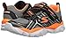 Skechers Kids Electronz Sneaker (Little Kid/Big Kid), Black/Orange, 2 M US Little Kid