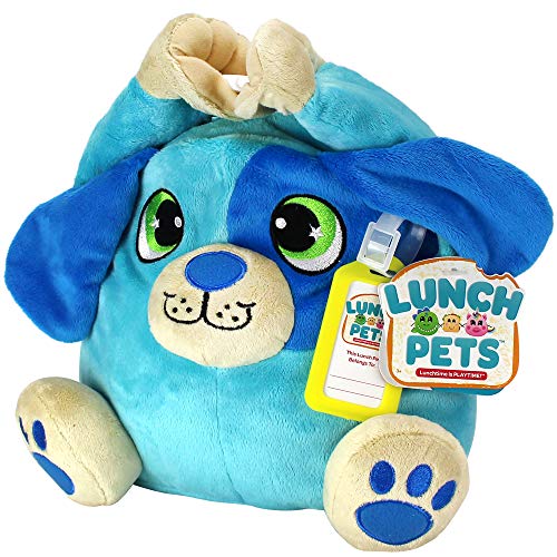 Lunch Pets Insulated Kids Lunch Box - As Seen on TV Plush Animal and Lunch Box Combination - HungryPup (Best Small Pet For Child)