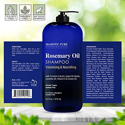 Majestic Pure Rosemary Hair Loss Shampoo 16 fl oz Pricepulse