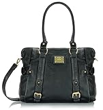 Scarleton Medium Belt Accent Tote Bag H126401 - Black