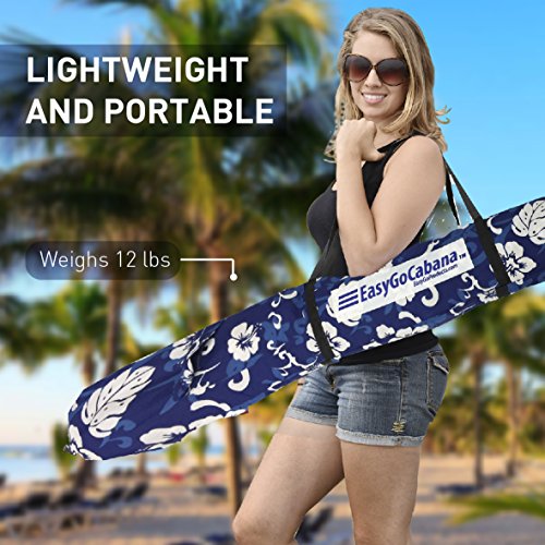 EasyGoProducts CoverU Beach Cabana Tent Shelter Quick Pop Up 23