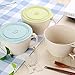 Microwave Ramen Bowl Set, Noodle Bowl With Phone Stand, Large Wheat Straw Soup Mug Bowl with Lid Handle, Dishwasher Safe Ramen Instant Noodles Cooker for College Dorm Room Apartment Essentials,40 oz