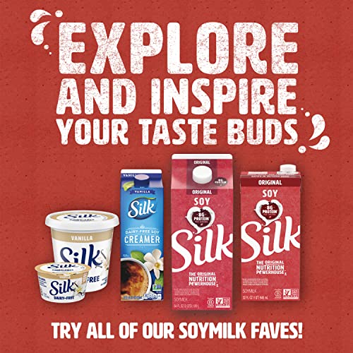 Silk ShelfStable Soy Milk, Original, DairyFree, Vegan, NonGMO