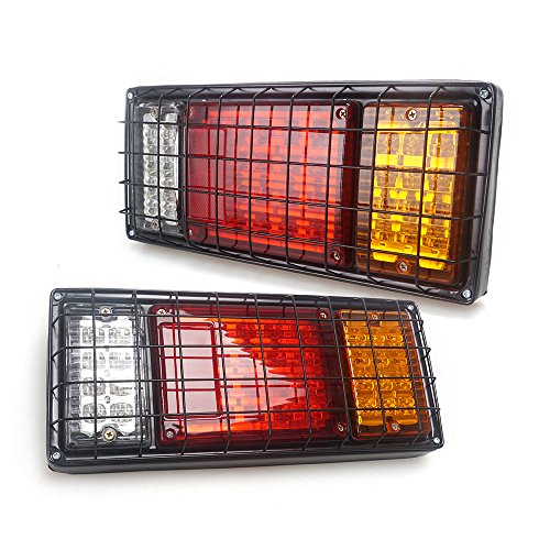 2PCS 40 LED Truck Trailer Tail Lights Bar Kit 12V Turn Signal running