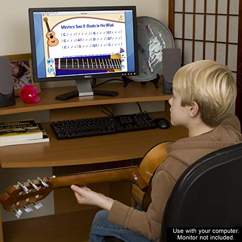 eMedia My Guitar Beginner Pack (3/4 size acoustic guitar with lessons for kids) EG11131