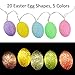 LEORX Easter Egg String Light 6.56ft with 20 Egg-Shaped LED Lights