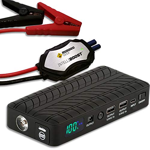 RUGGED GEEK RG1000 INTELLIBOOST 1000A Portable Auto Jump Starter and