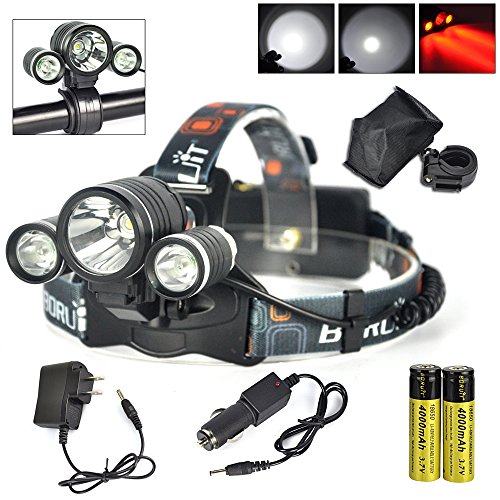 Buy Boruit Headlamp with Red Light Steady Red Headlamp Flashlight for