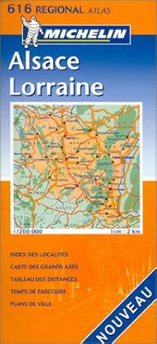 Download Atlas routiers : Alsace, Lorraine, N°20616 PDF