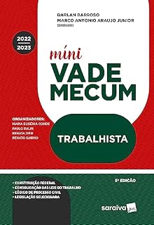 Livro Míni Vade Mecum trabalhista - 5ª edição 2022