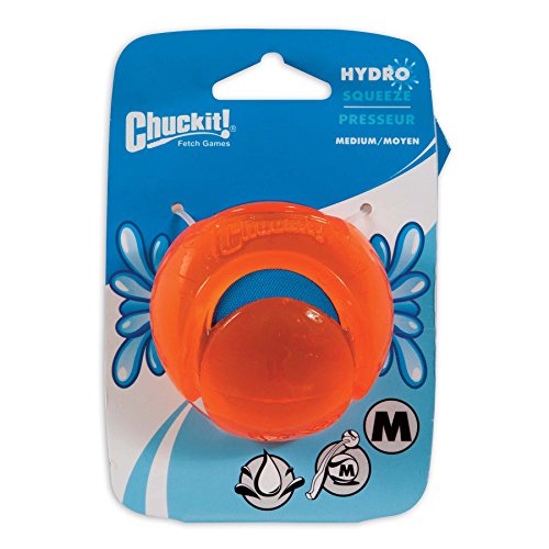 CHUCKIT Hydro Squeeze Toy, Medium