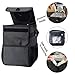 YEMMEN Car Trash Can with Lid and Storage Organizer Pocket, Portable Car Accessories Organizer for Women and Men with Vinyl Inside Lining 100% Leakproof