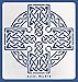 Aleks Melnyk No.38 Metal Journal Stencils, Celtic Knot, Cross, Stainless Steel Irish Stencils 3 PCS, Templates Tool for Wood Burning, Pyrography and Engraving, Scandinavian, Viking Symbols, Crafting