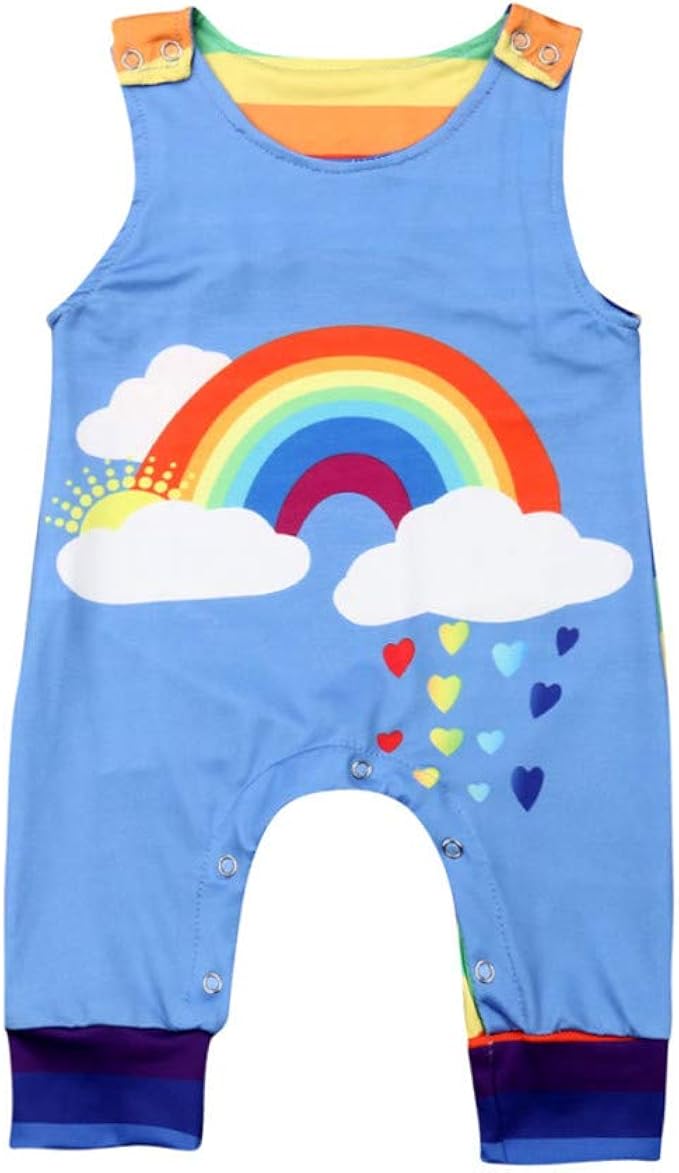 rainbow sleepsuit newborn