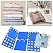YEVIOR Clothes Folding Board Adult Size Adjustable T-Shirt Clothes Easy Laundry Folder Organize Board Blue
