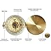 Golden Compass Watch for Directions & Sailing, Mini Compasses Brass Keychains Best Survival Watch Classic Pocket Compass, Military Kids Compass Navigation Tool Vintage for Hiking Camping Climbing
