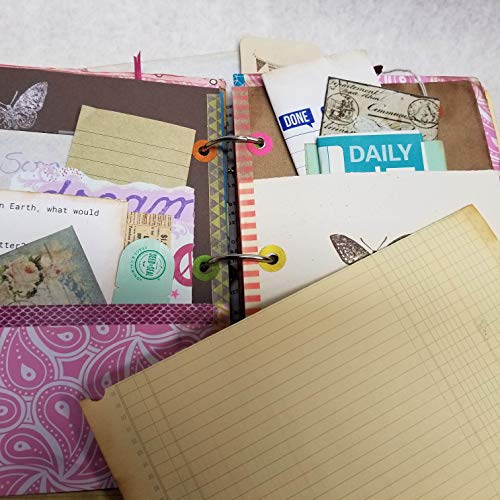 Junk Journal - Altered Book - Here's To Me - Keepsake - Gift - Thumbnail 2
