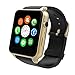 Smart Watch- Yarrashop Uwatch Smart Watch with Heart Rate Monitor Android Smart Watch Phone Sports Bluetooth Wristwatch With 3G magsensor gravity sensor Compatible With IOS & Android (Gold)