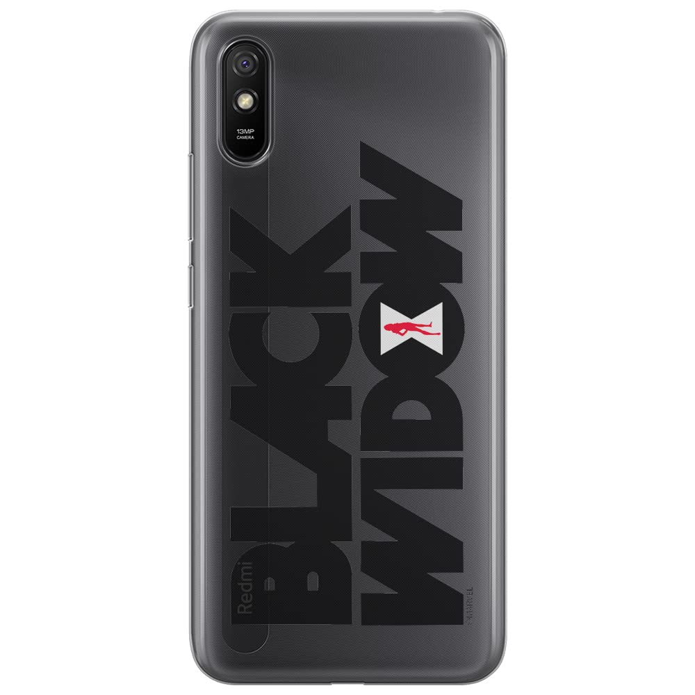 ERT GROUP mobile phone case for Xiaomi REDMI 9A original and officially Licensed Marvel pattern Black Widow 011 optimally adapted to the shape of the mobile phone, partially transparent