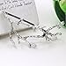 Frcolor 2pcs Antler Hair Pin Vintage Branch Hair Clip Barrette DIY Hair Accessories for Women Girls (Silver)