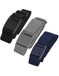 Gelante Women Invisible Belt - Elastic Adjustable Slimming No Show 2045-Black/Gray/Navy (14+)