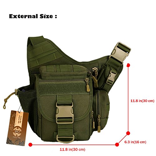 image for DYJ® Multi-functional Tactical Messenger Bag Fishing Tackle Bag Molle