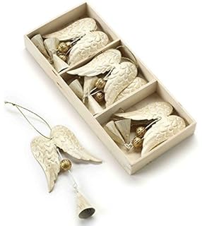 Pewter Gothic Dragon On Crescent Moon Christmas Ornament And