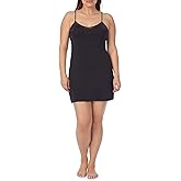 Jones New York womens Silky Smooth 35" Spaghetti Strap Full Slip W/Lace Neckline