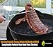 Cave Tools Food Flipper and Meat Hook for Grilling, Flipping, and Turning Vegetables and Meats BBQ Grill and Smoker Accessories, Right-Handed, Large (17 Inch) + Small (12 Inch) Black