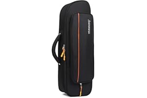 ZYNCUE Trumpet Bag Backpack, Portable Soft Storage Case with Water-Resistant Oxford Cloth for Brass Instrument Accessories