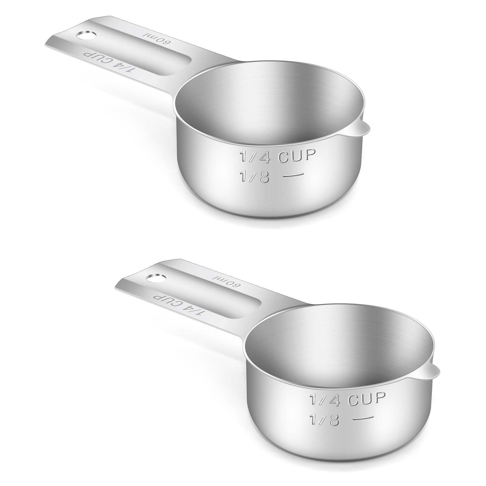 BERYLER® 2 Pack 1/4 Cup